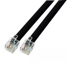Telefono laidas EFB Elektronik K2413SW.0,2, RJ-11, 0,2 m