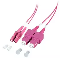 Skaidulinis optinis kabelis EFB Elektronik O0323.2-1.2 2 m 2x SC 2x LC