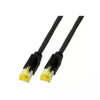 Tinklo kabelis EFB Elektronik K3130.7,5 RJ-45 Cat6a 7,5 m juodas