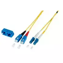 Skaidulinis optinis kabelis EFB Elektronik O0360.35 35 m LC SC geltonas