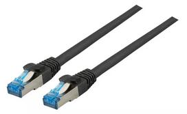 Tinklo kabelis EFB Elektronik K5525FSW.1,5 RJ-45 Cat6a 1,5 m juodas