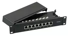 Pataisos skydas EFB Elektronik 37737.8, 1U, 8 prievadų, Cat6a, S/UTP