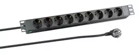 Ilgintuvas EFB Elektronik EK622DE.1, 2 m, 9 kištukinių lizdų, 16 A, juodas