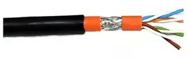 Tinklo kabelis EFB Elektronik 99733.250-CPR Cat7 S/FTP 250 m Juodas
