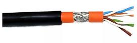 Tinklo kabelis EFB Elektronik 99733.50-CPR Cat7 S/FTP (S-STP) Juodas 50 m