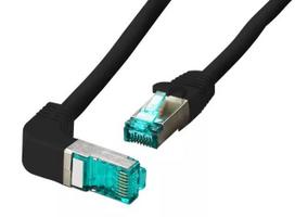 Tinklo kabelis EFB Elektronik MK6001W.0,5B 0,5 m Cat6a S/FTP juodas