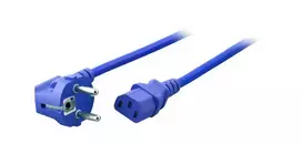 Maitinimo laidas EFB Elektronik EK588BL.3V2 — F tipo kištukas į C13, 3 m, 250 V, 10 A