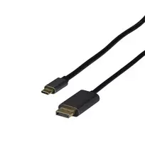 EFB Elektronik EBUSBC-DP12K.2 vaizdo kabelio adapteris 2 m USB Type-C – DisplayPort juodas