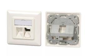 Kištukinis lizdas EFB Elektronik ET-25085V3 2 x RJ-45 Baltas