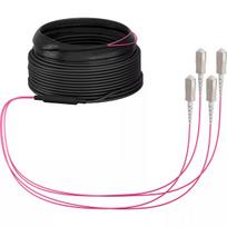 Skaidulinis optinis kabelis EFB Elektronik O8301S10OM4 4x SC OM4 10 m Smėlio, Juoda, Violetinė