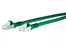 Tinklo kabelis METZ CONNECT 1308457555-E 7,5 m Cat6a S/FTP Žalias