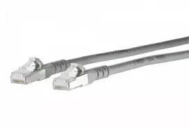 Tinklo kabelis METZ CONNECT 13084G2033-E 2m Cat6a S/FTP Pilka