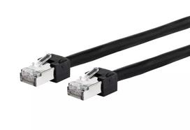 Tinklo kabelis Metz Connect 13084FA000-E 10m Cat5e S/UTP juodas