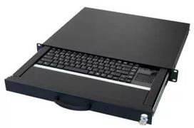 Klaviatūra AIXCASE AIX-19K1UKUSTP-B USB QWERTY JAV anglų juoda
