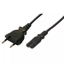 Maitinimo laidas LOGILINK CP092 1,8 m – C tipo kištukas į C8 movą, 250V 2,5A, juodas