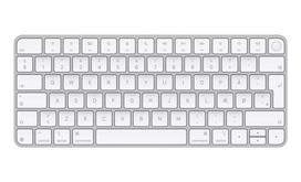 Apple Magic Keyboard MXCK3DK/A – belaidė klaviatūra su Touch ID, USB Bluetooth, QWERTY daniškas išdėstymas, balta