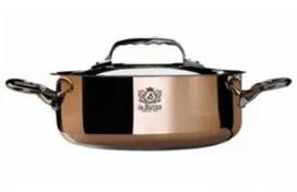 Keptuvė sauteuse de Buyer 6241.24 varis nerūdijantis plienas 24 cm