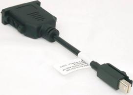 Adapteris PNY mDP į DVI-D Single Link QSP-MINIDP/DVIV3 — Mini DisplayPort (mDP) kištukas į DVI-D lizdą