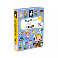 JANOD Magnetibook Jobs magnetinis profesijų rinkinys, 3–6 m., mėlynas