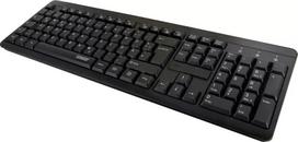 Belaidė klaviatūra Schwaiger WKB1000 013 QWERTZ vokiška juoda