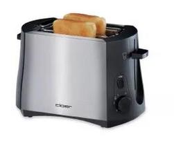 Cloer Skrudintuvas 3419 2 Plytelės 900 W Juodas Nerūdijantis Plienas