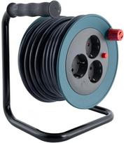REV kabelių būgnas mini 3 lizdai 10 m petrol/juodas modelis 0010042100