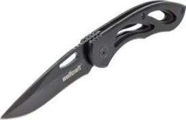 Sulankstomas peilis Wolfcraft WF4288000 – 70 mm lygus ašmenys, kompaktiškas kišeninis įrankis