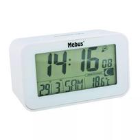 Mebus 51461 Žadintuvas Baltas LCD Ekranas Temperatūros Matavimas