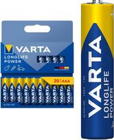 Šarminė baterija Varta Longlife Power Micro AAA LR03 1,5V (vienetinis paketas)