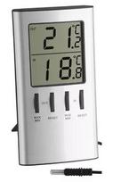 Elektroninis aplinkos termometras TFA-Dostmann 30.1027 sidabrinis °C