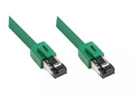 Tinklo kabelis Alcasa 8080-100G Žalias 10 m Cat8.1 S/FTP