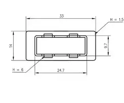 Dangtelis SC-Duplex adapterio angai Telegärtner B00012A0011 juodas