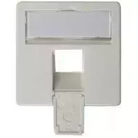 Telegartner rozete 50×50 mm skirta AMJ45 8/8 UP/O, alpinė balta