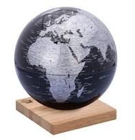 Politinis gaublys TROIKA EXPLORER 360° 25 cm klasikinis stalinis juodai sidabrinis