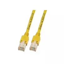 Tinklo kabelis EFB Elektronik K8015.0,50 RJ-45 Cat5e 0,5 m geltonas
