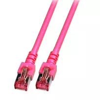 Tinklo kabelis EFB Elektronik K5519.30 RJ-45 Cat6 30 m rausvai violetinis