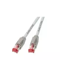 Tinklo kabelis EFB Elektronik K8058.0,50 RJ-45 Cat6a 0,5 m Baltas