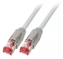 Tinklo kabelis EFB Elektronik K8708GR.7,5 RJ-45 Cat6a 7,5 m pilkas