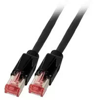Tinklo laidas EFB Elektronik K8708SW.1 RJ-45 Cat6a 1 m Juodas
