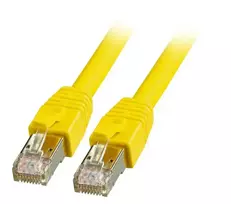 Tinklo kabelis EFB Elektronik K5528GE.0.5 RJ-45 Cat8.1 0,5 m Geltonas
