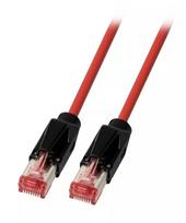 Tinklo laidas EFB Elektronik K8048PUI10 Cat6a S/FTP (S‑STP) 10 m RJ‑45 auksuoti kontaktai, Juoda/Raudona
