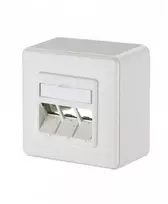 RJ-45 lizdo modulinis kištukinis lizdas METZ CONNECT 130B20D30002KE Smėlio spalvos