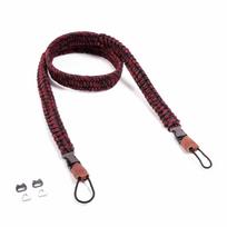 Fotoaparato diržas Genius C-Rope Traveler skaitmeniniams fotoaparatams, nailonas, juoda/raudona, maks. ilgis 125 cm