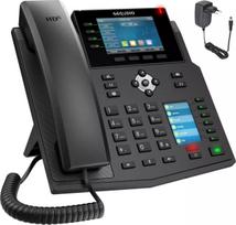 IP telefonas GEQUDIO GX5+ su išoriniu maitinimo adapteriu WA9550