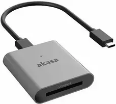 Kortelių skaitytuvas Akasa AK-CR-11BK CFexpress 2.0, USB 3.2 Gen 2