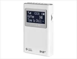 Nešiojamas radijo imtuvas Sangean DPR-39 DAB+ FM LCD Baltas