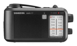 Nešiojamas radijo imtuvas Sangean MMR-77 Analoginis AM FM Juodas 3,5 mm Ausinės