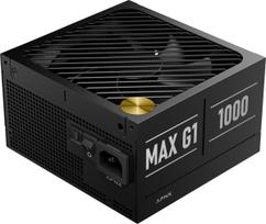 Maitinimo blokas APNX MAX G1 1000W 80 PLUS Gold ATX 3.1 PCIe 5.1 pilnai modulinis kompaktiškas, juodas