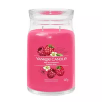 Yankee Candle Cylinder Raspberry Crimson – aukštis 157 mm, skersmuo 93 mm, svoris 567 g, 1 vnt.
