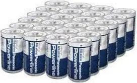 Baterijos Panasonic Powerline Mono LR2020AD pakuotė po 24 vnt., mygtukinė